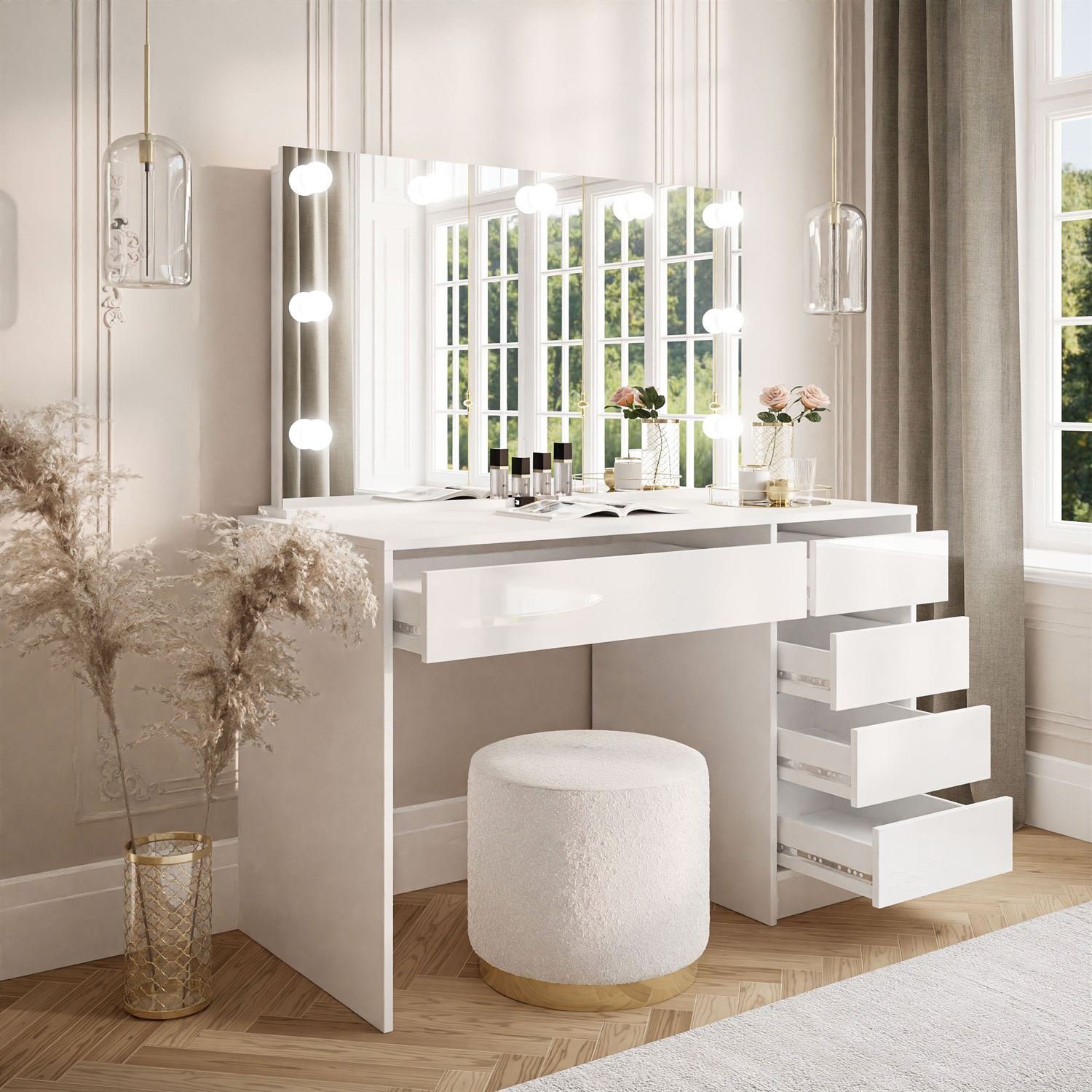 yourhouse24 Schminktisch MADI ELITE Frisiertisch Kommode günstig online kaufen