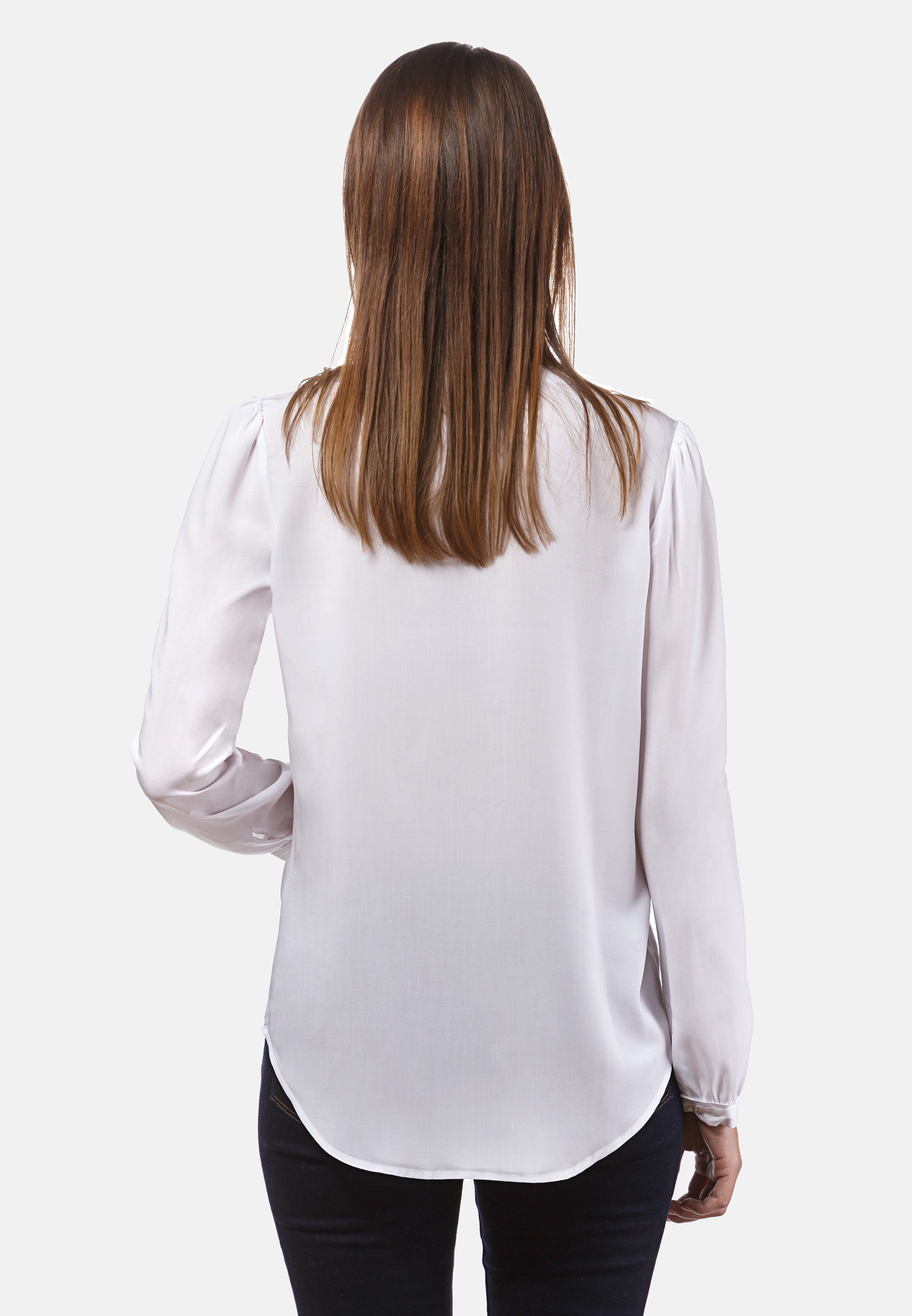 Vincenzo Boretti Klassische Bluse leicht tailliert