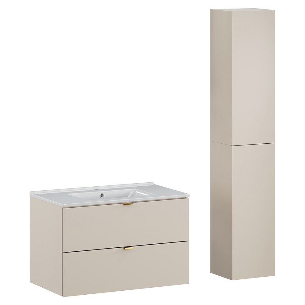 Lomadox Badmöbel-Set DURANGO-56, (Spar-Set, 2-St., Waschtisch günstig online kaufen