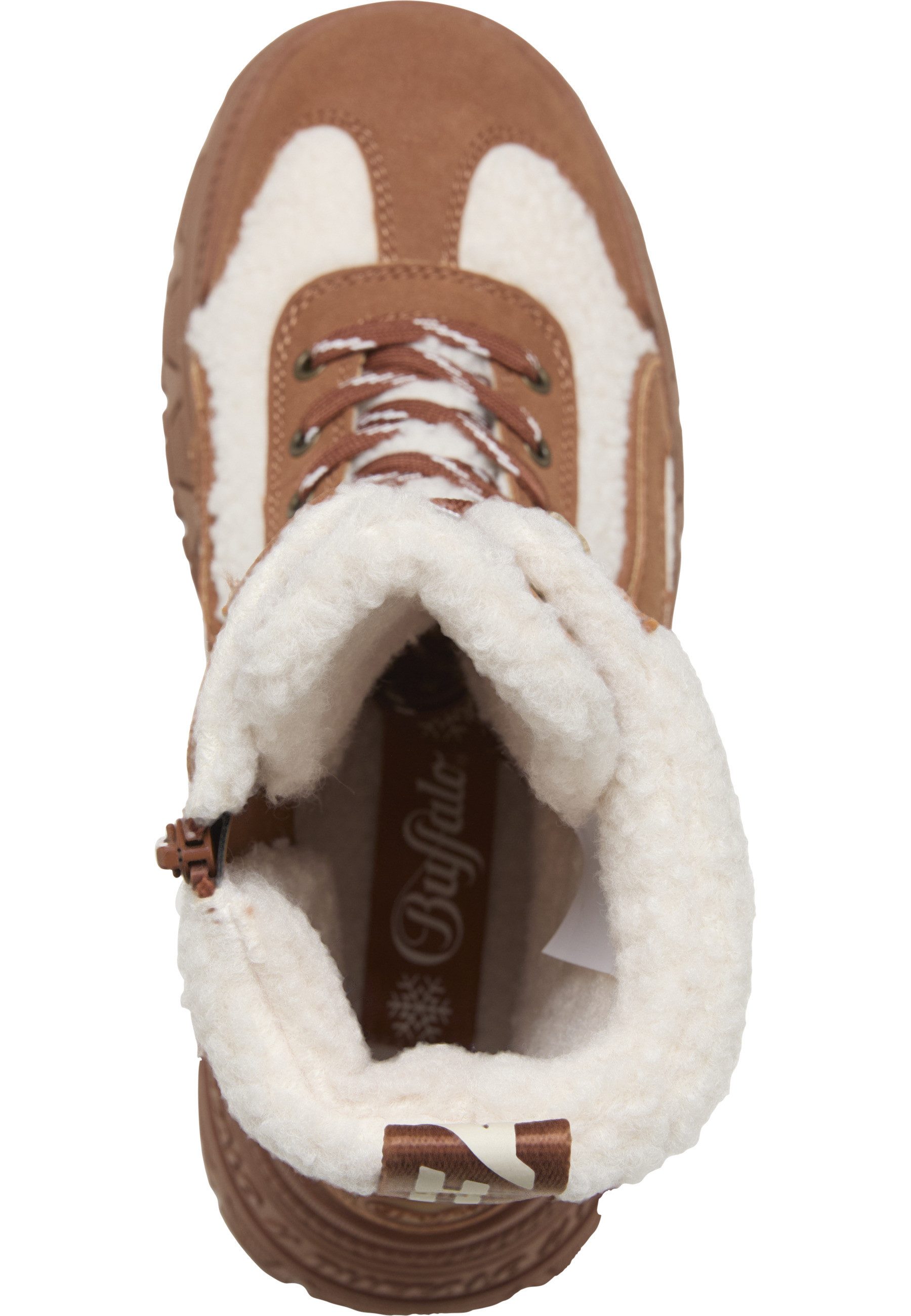 Buffalo Buffalo FUSION COM HI WARM - VEGAN NUBUCK/FUR Stiefel