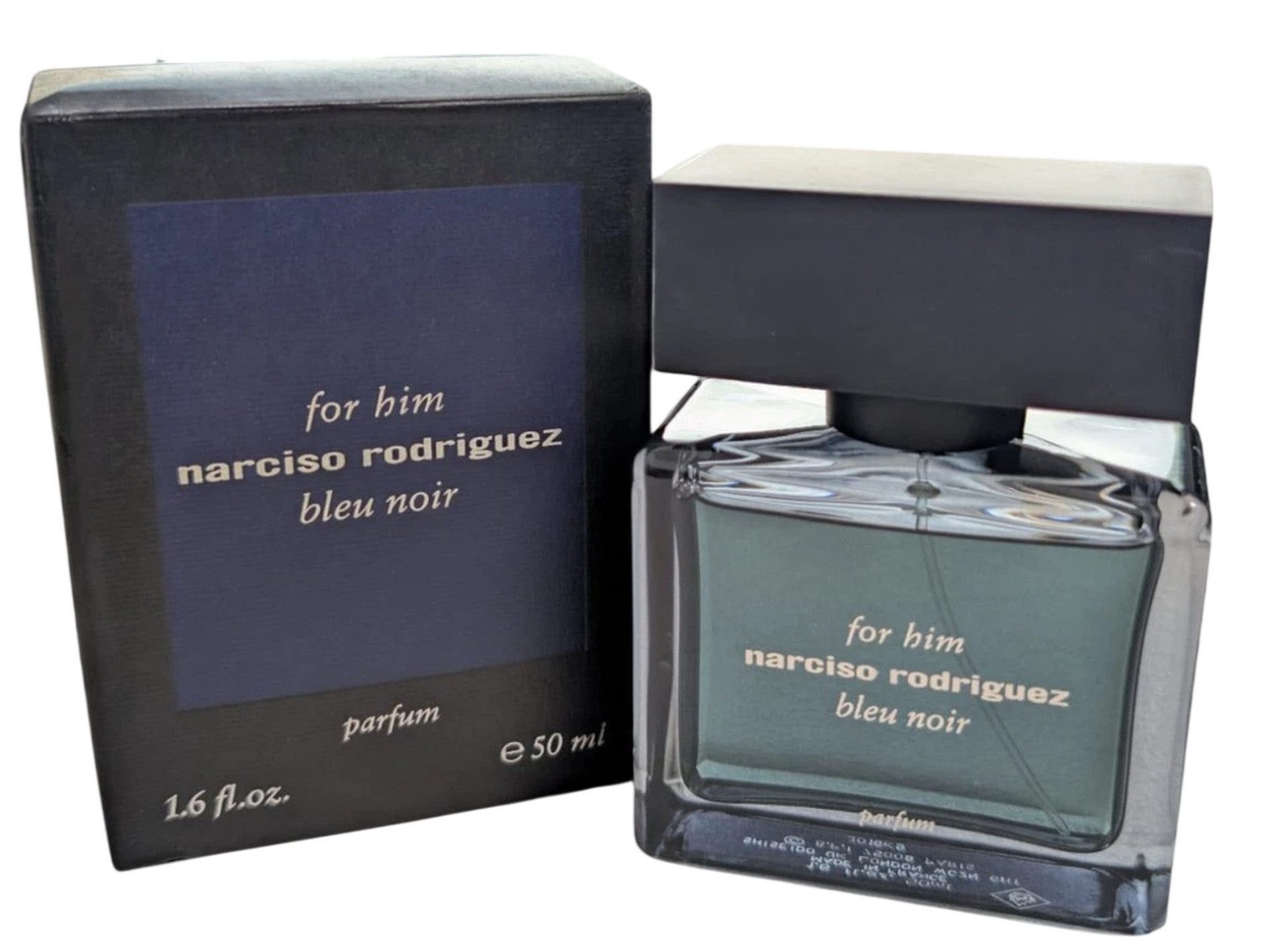 narciso rodriguez Parfum For Him Bleu Noir Parfum Herren Spray, Holzig-orientalischer Duft mit Sandelholz, Zitrus, Iris, und Leder