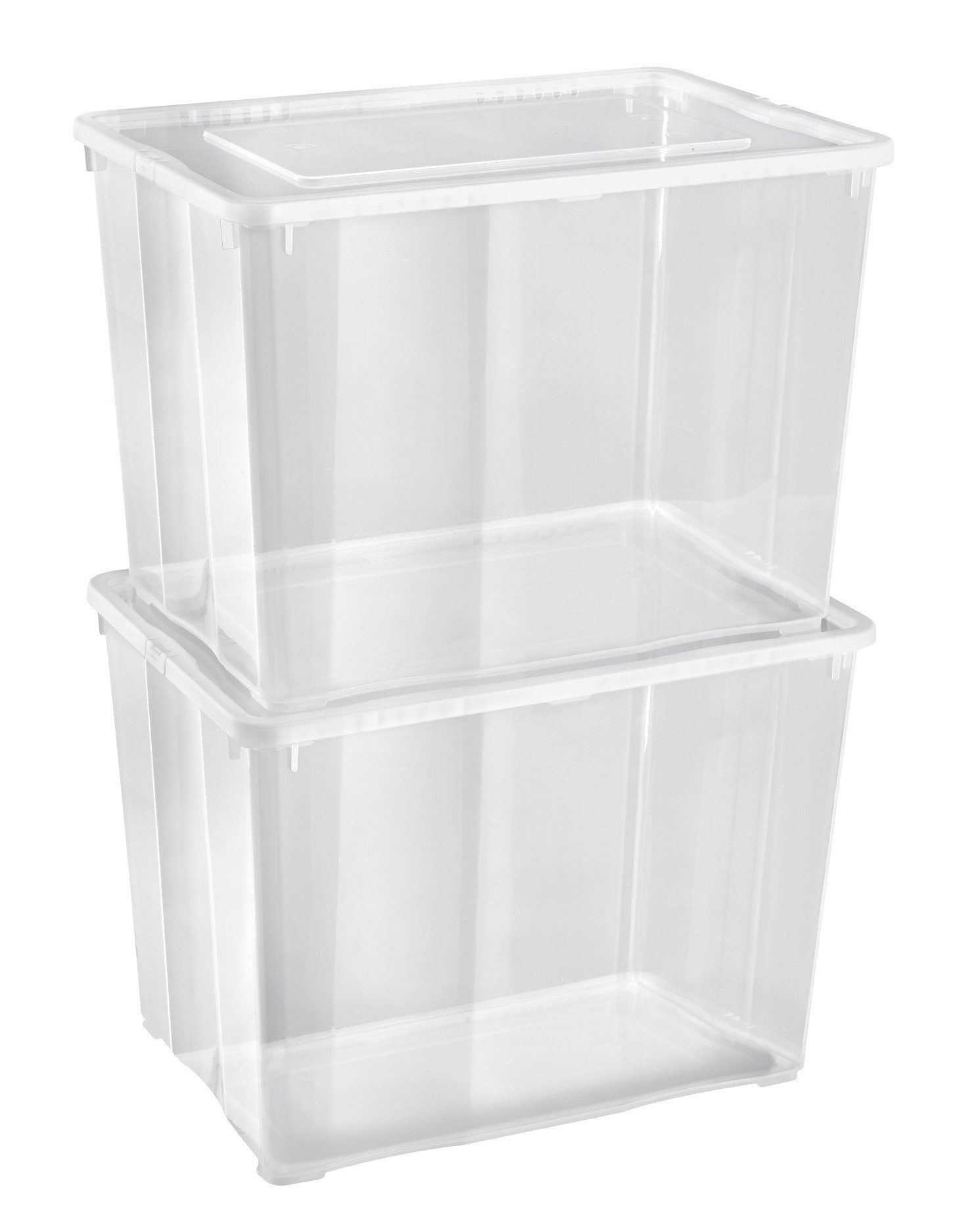 Gardissimo Aufbewahrungsbox 2 er Set mit Deckel 20 Liter Kunststoff Boxen S günstig online kaufen