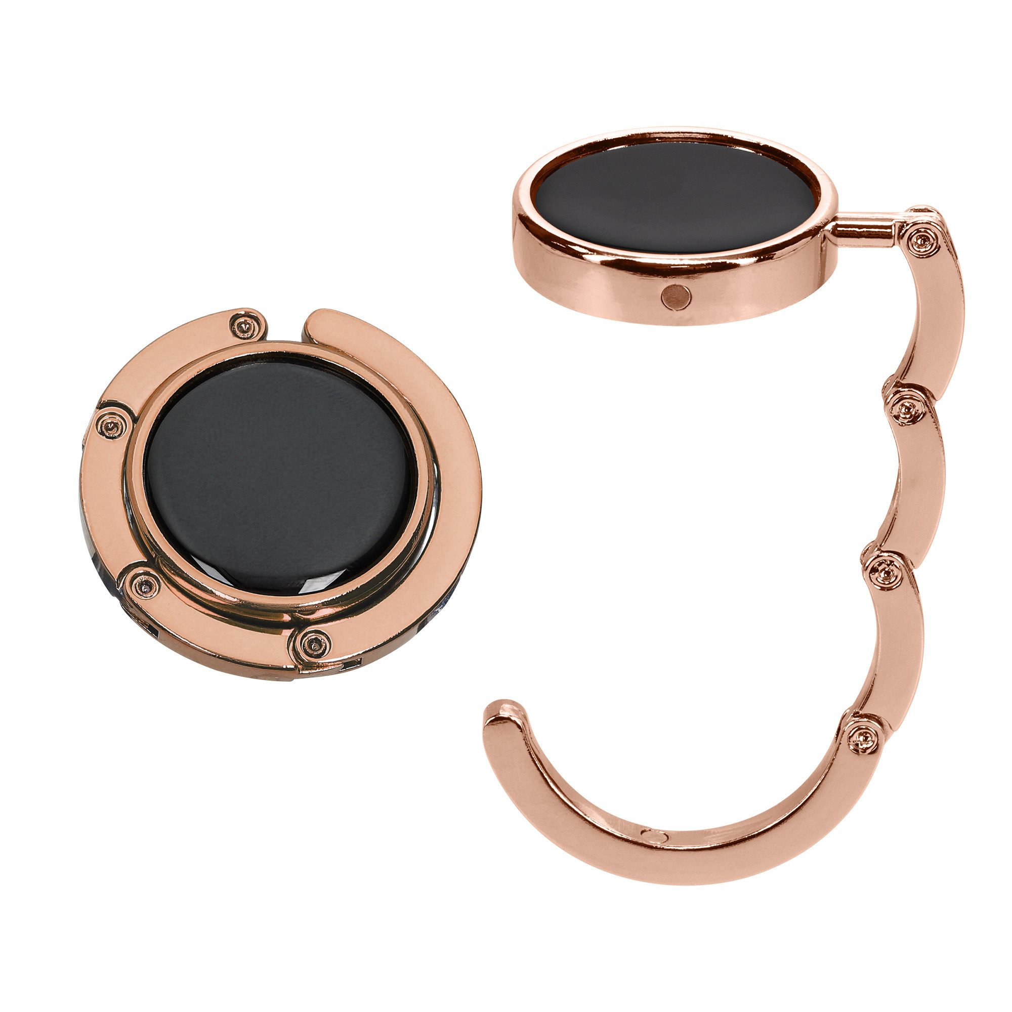Taschen-Halterung kwmobile Tisch Handtaschenhalter Haken - 2x Faltbare Antirutsch
