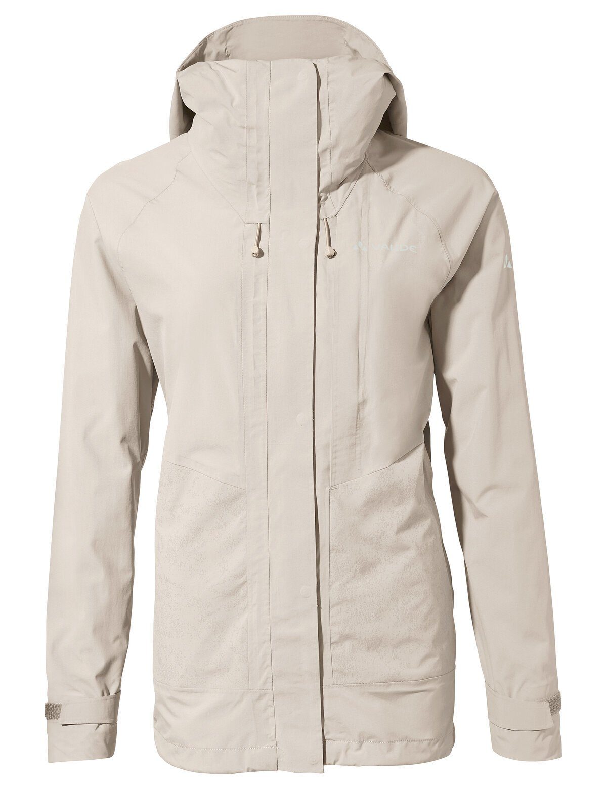 VAUDE Outdoorjacke Women's Comyou Rain Jacket (1-St) Klimaneutral kompensiert ecru