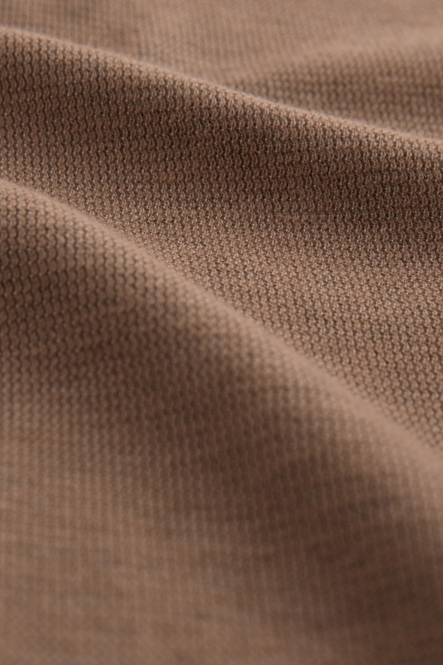 Next Poloshirt Strukturiertes, smartes Poloshirt mit RV-Kragen (1-tlg) günstig online kaufen
