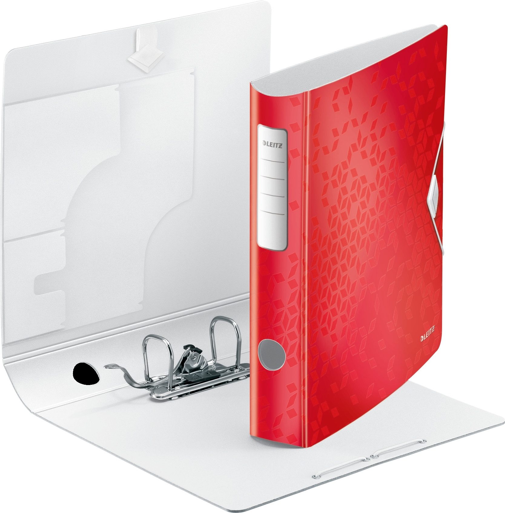 LEITZ Aktenordner Ordner Active Wow 180 Grad 6cm rot (5 Stück)