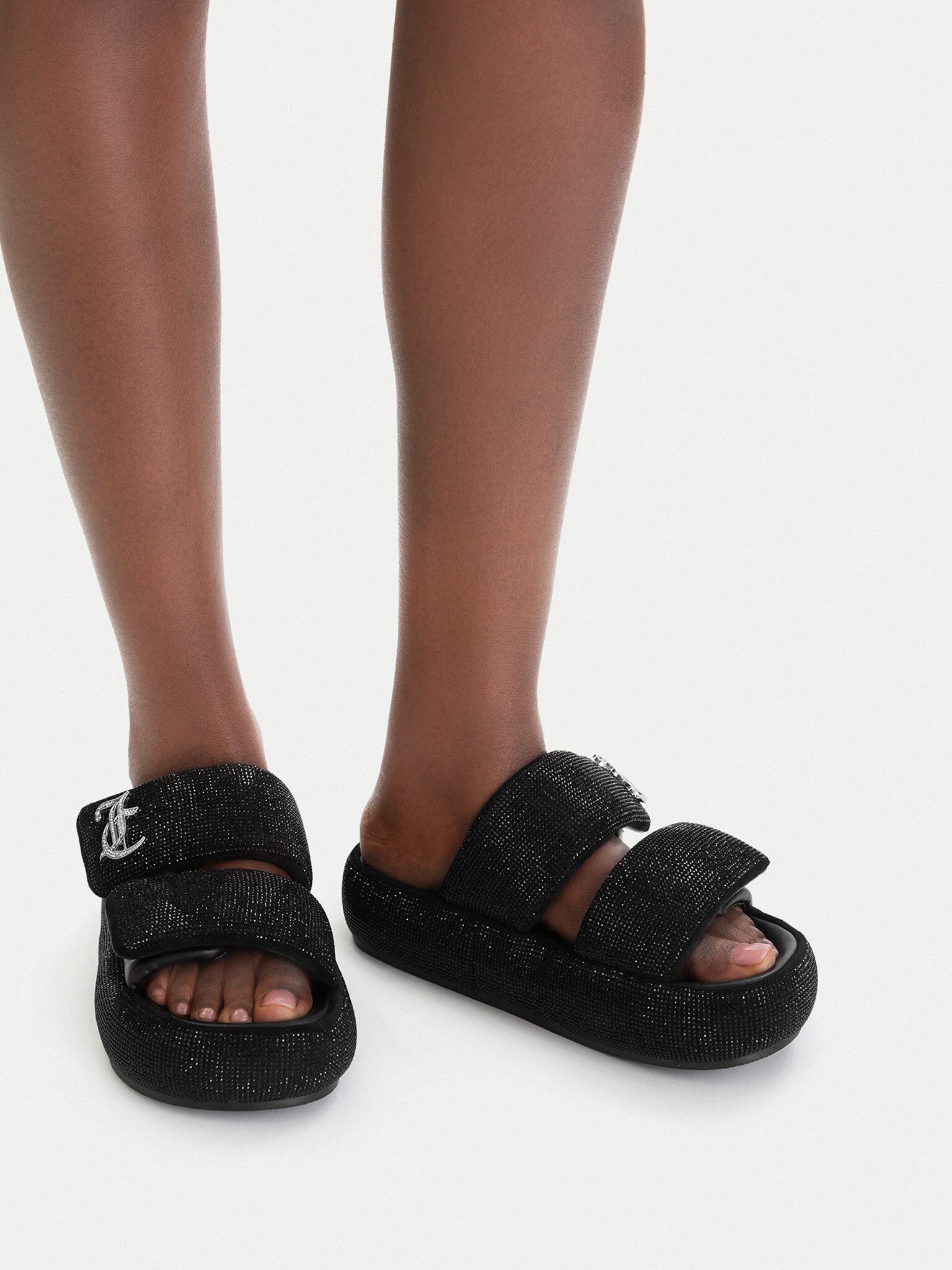 Juicy Couture Damen Juicy Couture Flip-Flops Schwarz JUICY COUTURE-CEO-WSS21515-02 S Badepantolette