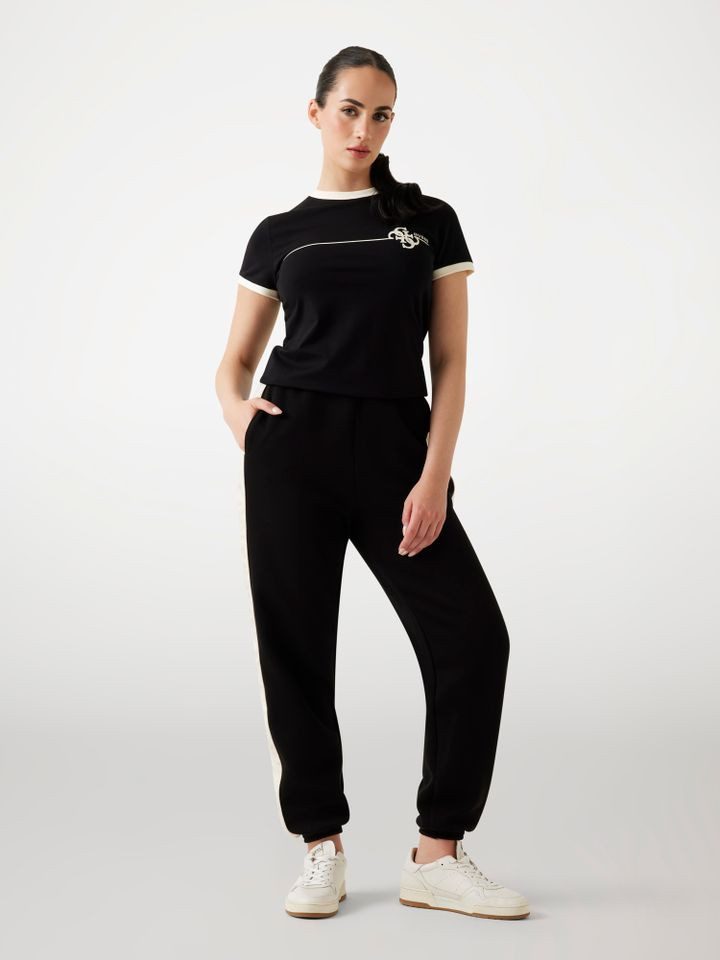 Guess Kurzarmshirt – Schmal geschnittenes Kurzarmshirt günstig online kaufen