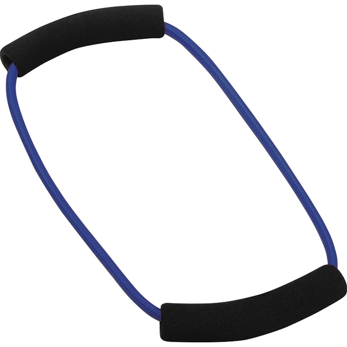 Deuser-Sports Trainingsband Ring Fitnessband Gymnastikband Gummiband Sport, Work-Out-Trainingsband Tube - MITTEL blau