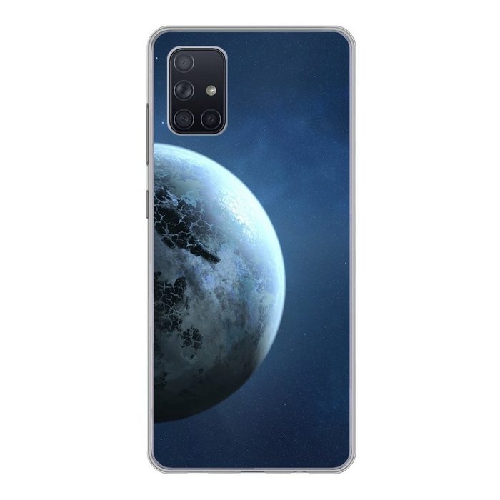 MuchoWow Handyhülle Eine Illustration eines Planeten Phone Case Handyhülle Samsung Galaxy A71 Silikon Schutzhülle