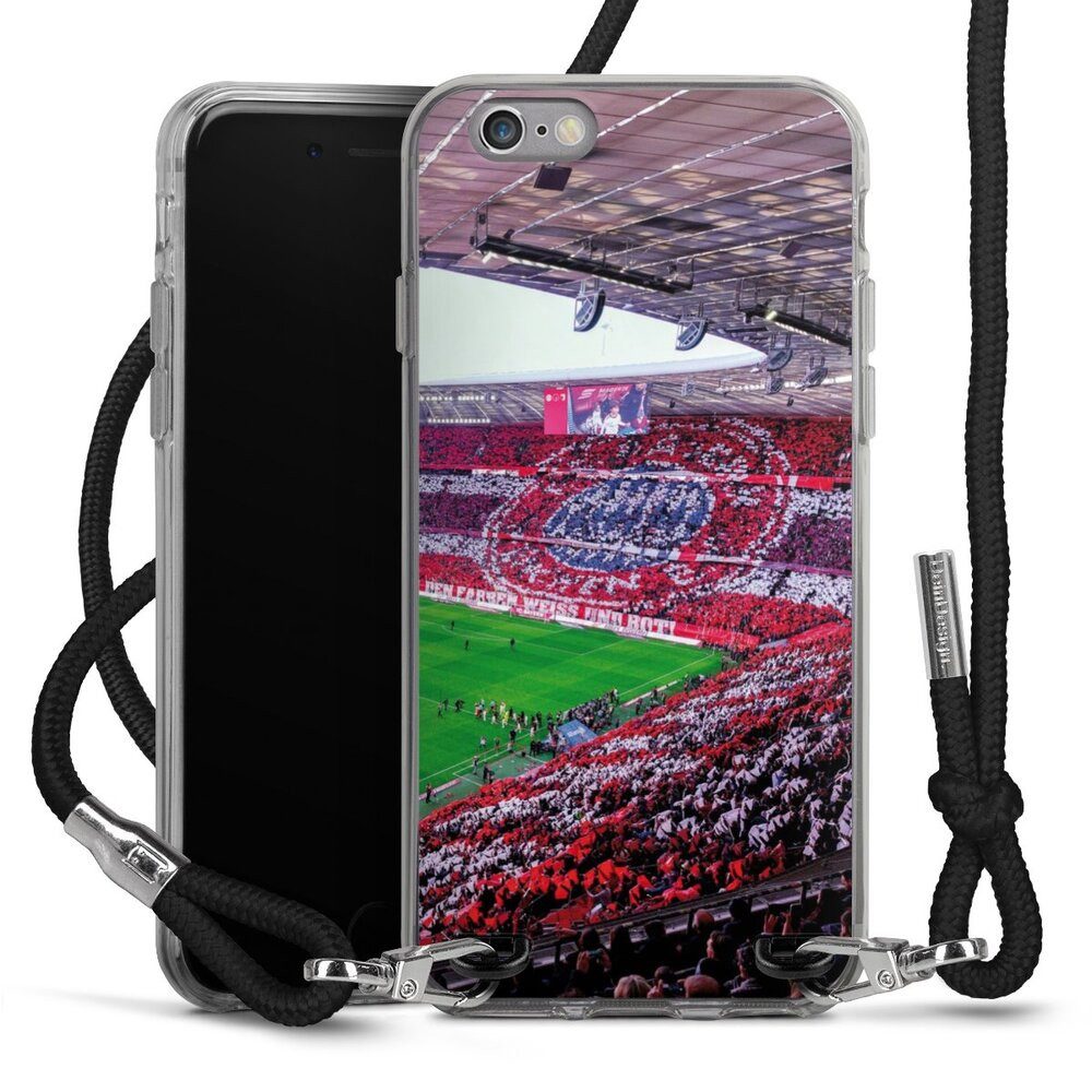 DeinDesign Handyhülle FCB Stadion FC Bayern München FCB Stadion Tribüne, Apple iPhone 6s Handykette Hülle mit Band Case zum Umhängen