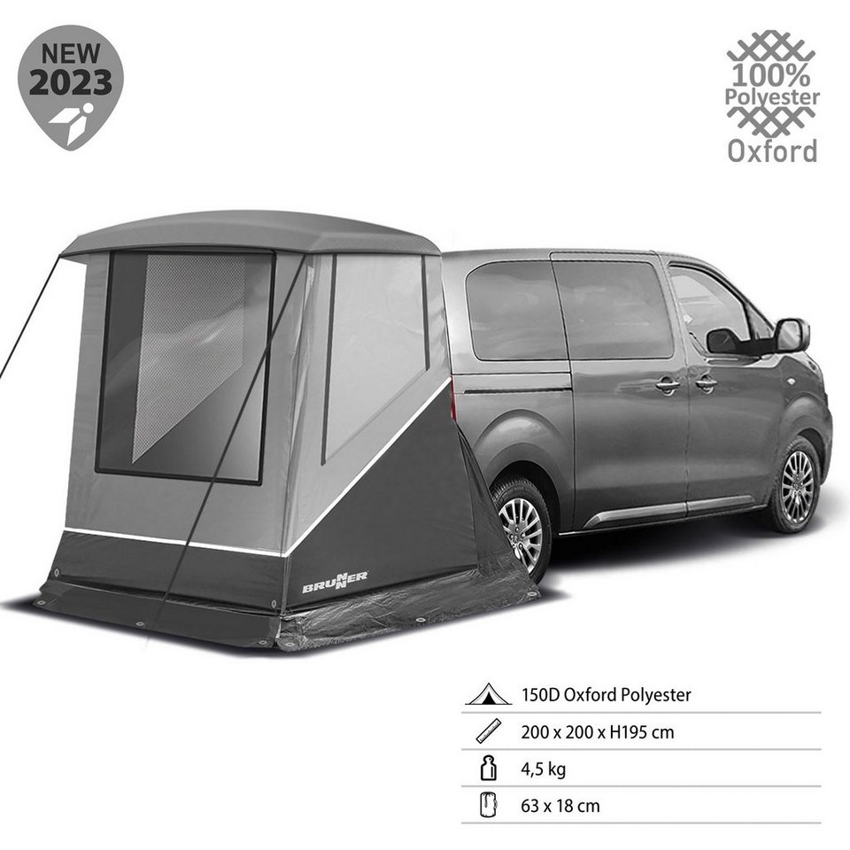 BRUNNER Vorzelt Heckzelt Escape Mini Camper Bus Vor Zelt, SUV Auto Heck  Klappe Camping