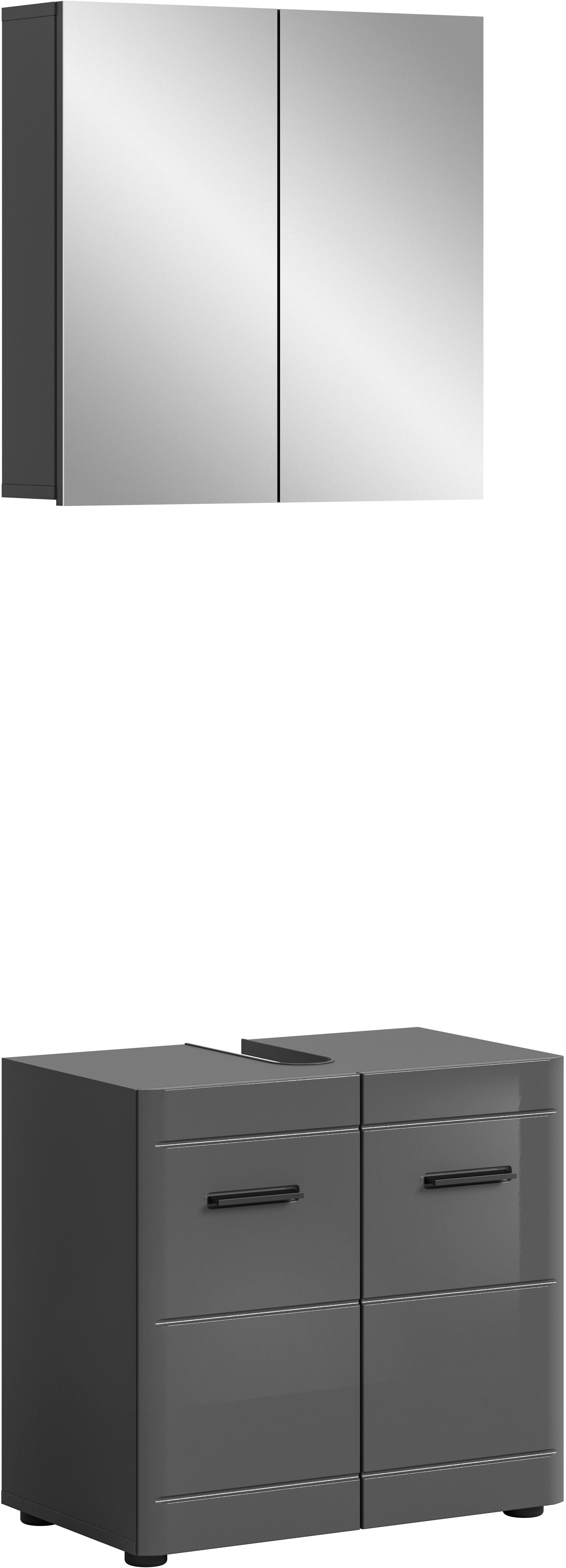 welltime Badmöbel-Set Doux, bestehend aus: Waschbeckenunterschrank und Spie günstig online kaufen