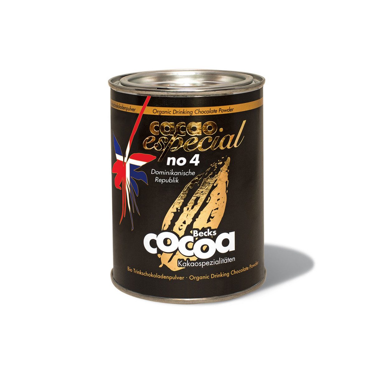 Becks Cocoa Schokolade Bio-Kakao Becks Cacao Especial No. 4 Dominikanische Republik, 250 g