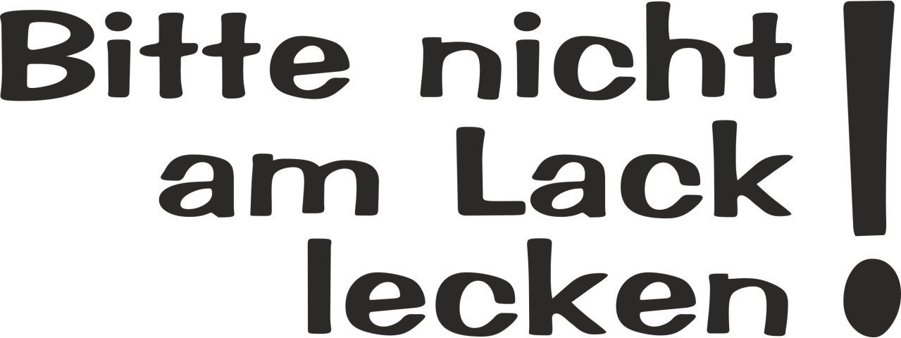Hermann Schütz Aufkleber Hermann Schütz Aufkleber Bitte nicht am Lack