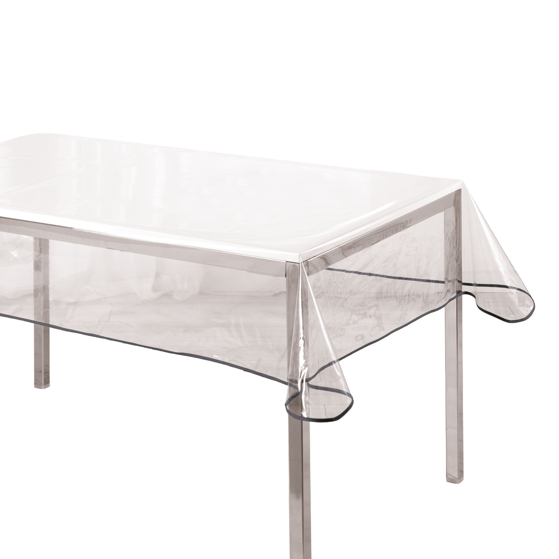 Douceur d'intérieur Tischdecke Rechteckige transparente Tischdecke GARDEN B, 140 x 240 cm
