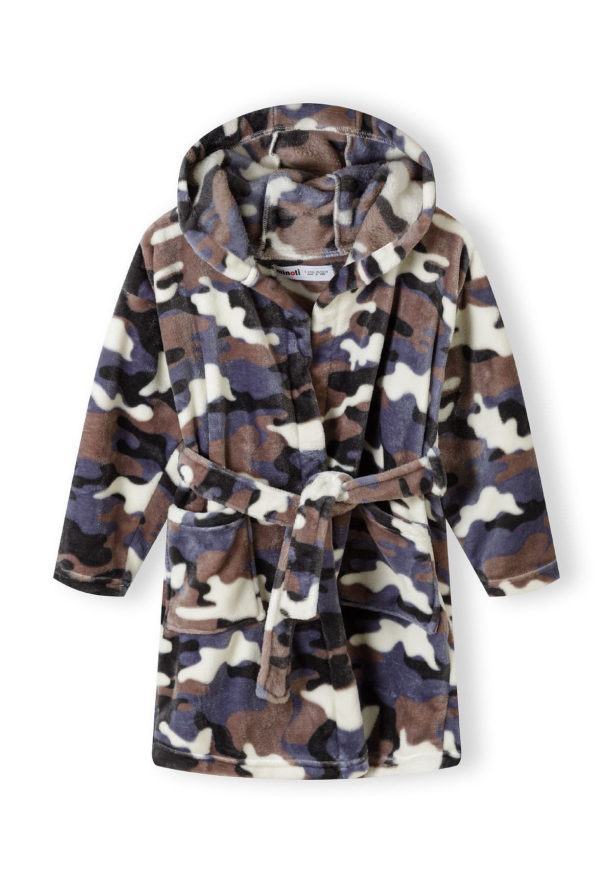 MINOTI Hausanzug Bademantel aus Vlies (2y-14y) trendiges Design