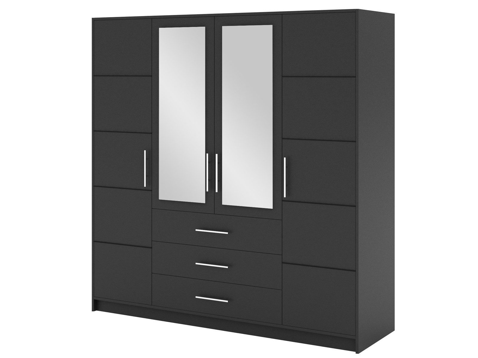 Compleo Kleiderschrank mit 3 Schubladen und günstig online kaufen
