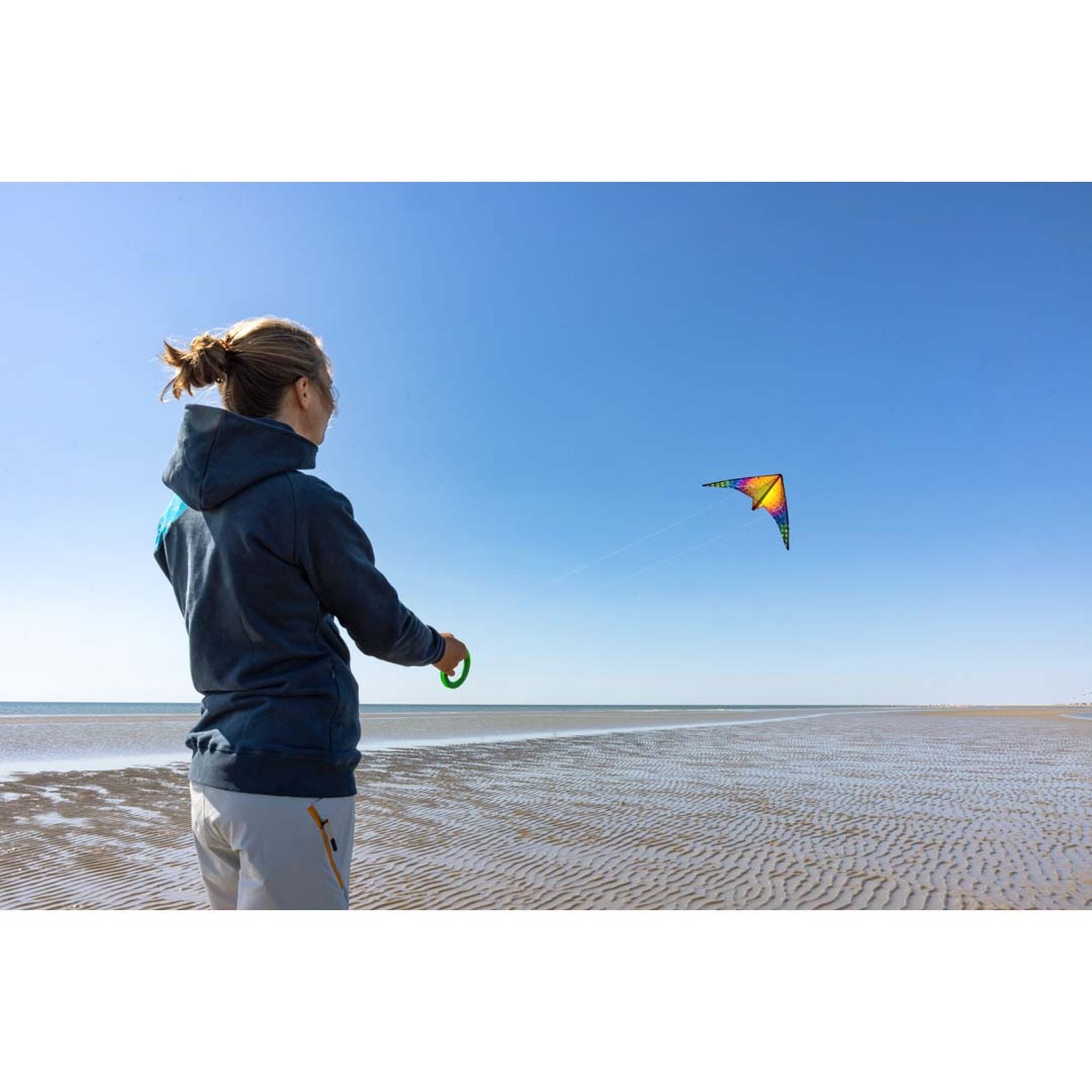 Invento Flug-Drache Ecoline Lenkdrachen Quick Rainbow Bubbles