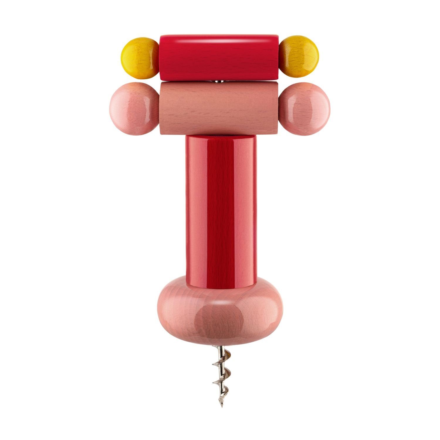 Alessi Korkenzieher Sottsass Collection Rot
