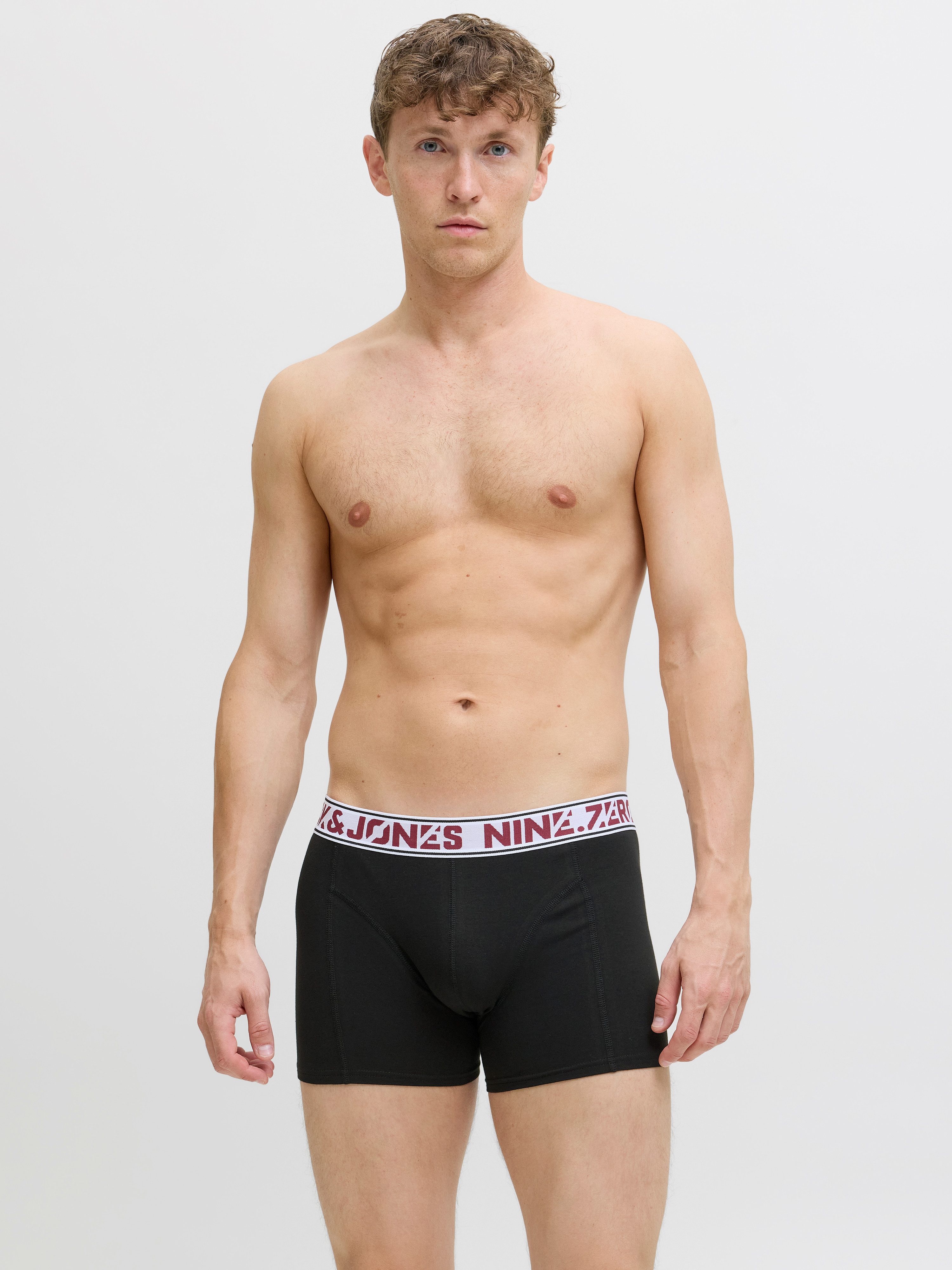 Jack & Jones Trunk JACCOLTON SOLID TRUNKS 3 PACK SN (Packung, 3-St)