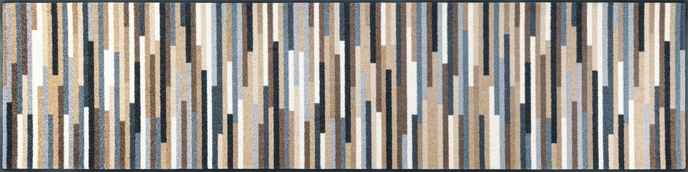 wash+dry by Kleen-Tex Fußmatte Mikado Stripes, rechteckig, Höhe: 7 mm, Schmutzfangläufer, modernes Streifen Design, rutschhemmend, waschbar