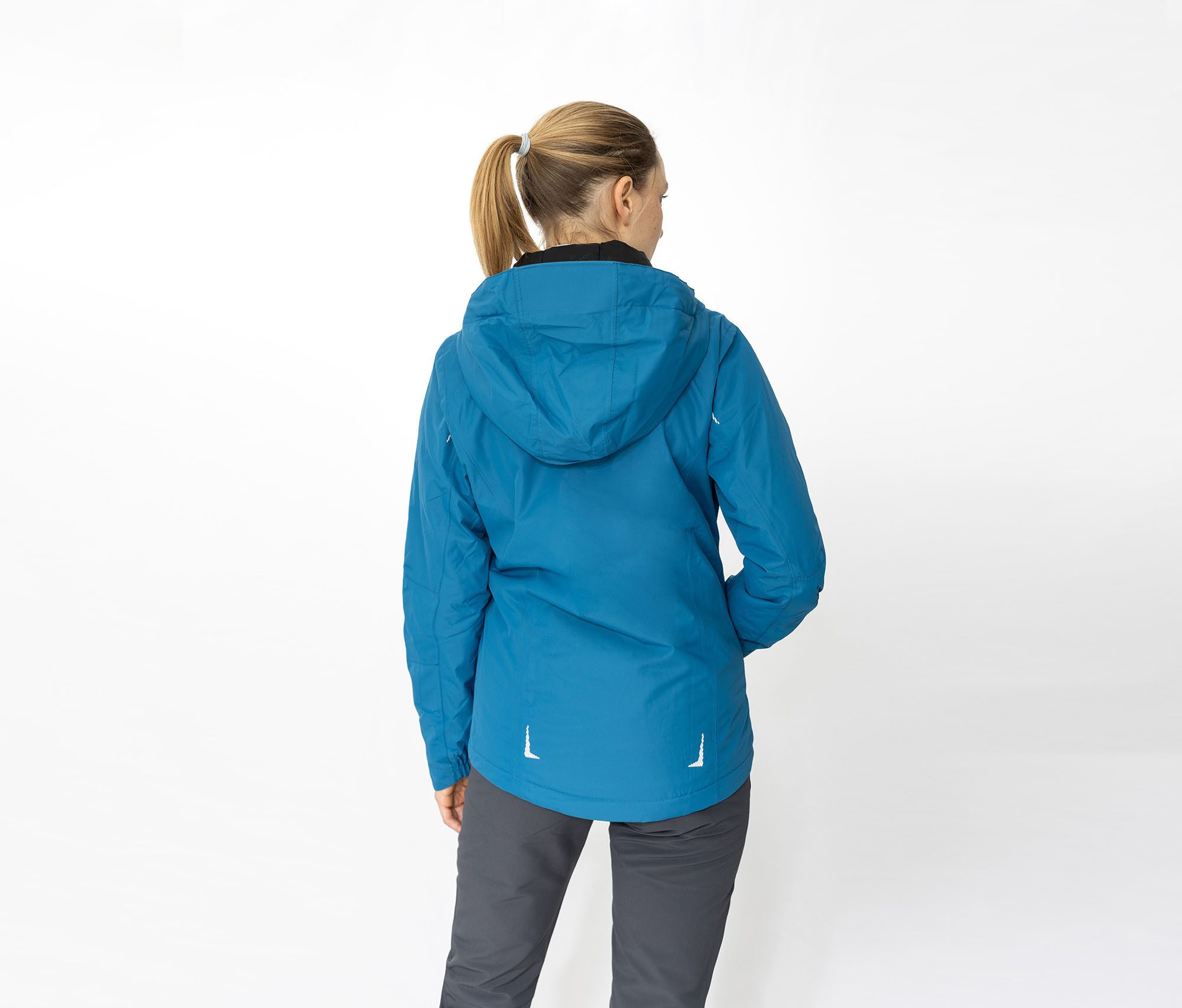 Bergson Regenjacke HELLI THERMO Damen Regenjacke, leicht wattiert, 12000 mm Wassersäule, Normalgrößen