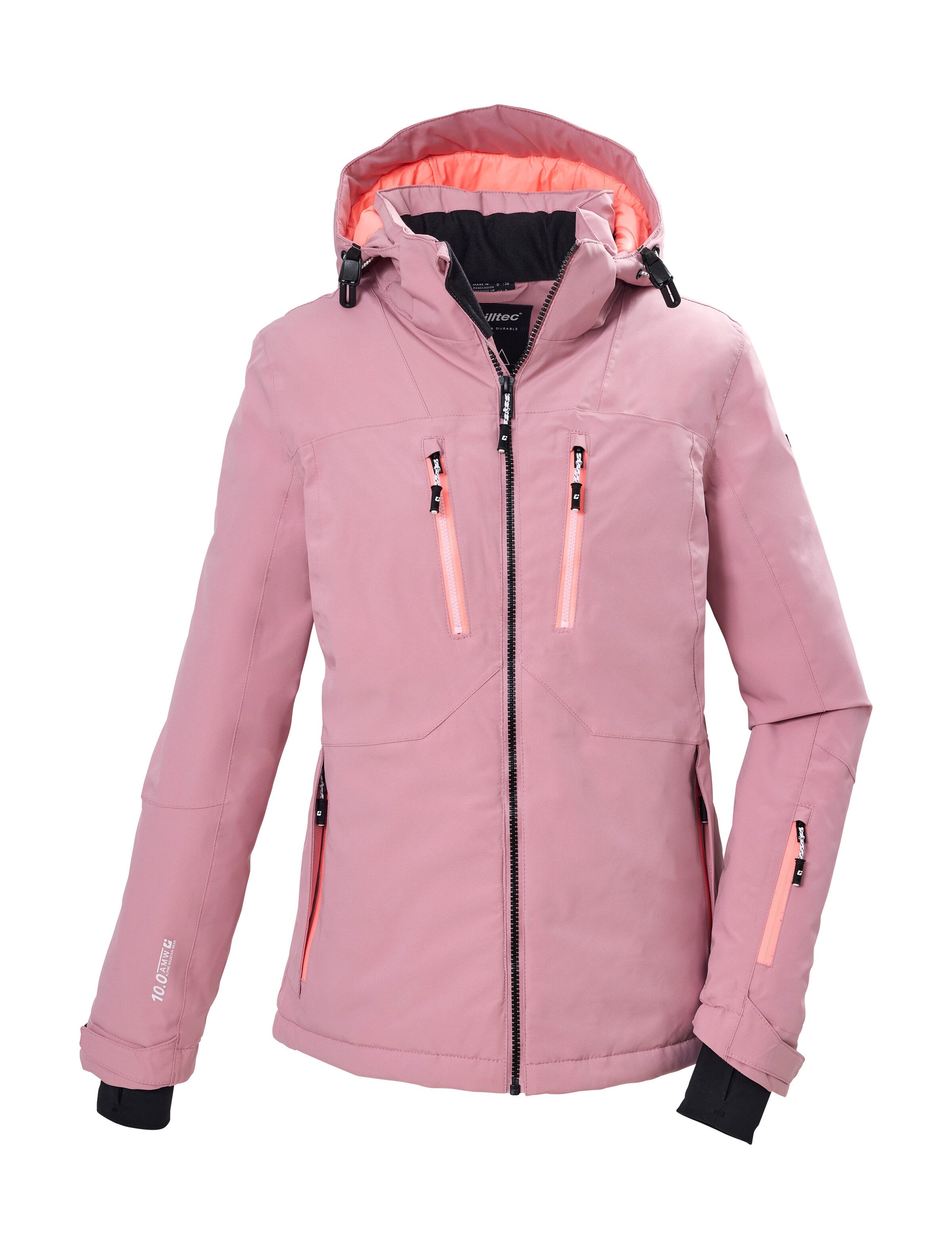 Killtec Skijacke KSW 282 WMN SKI JCKT Wasserdichte, atmungsaktive Winterjacke mit verstellbaren Details