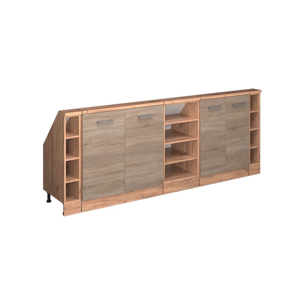 Vicco Unterschrank R-Line, Sonoma/Goldkraft Eiche, 215 günstig online kaufen