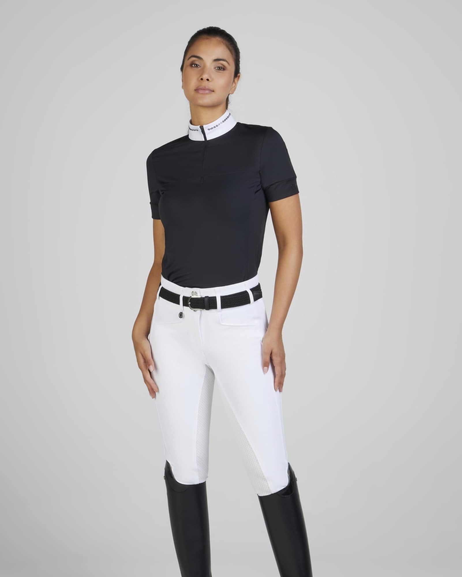 Pikeur Funktionsshirt Turniershirt Damen Competition Str. in schwarz
