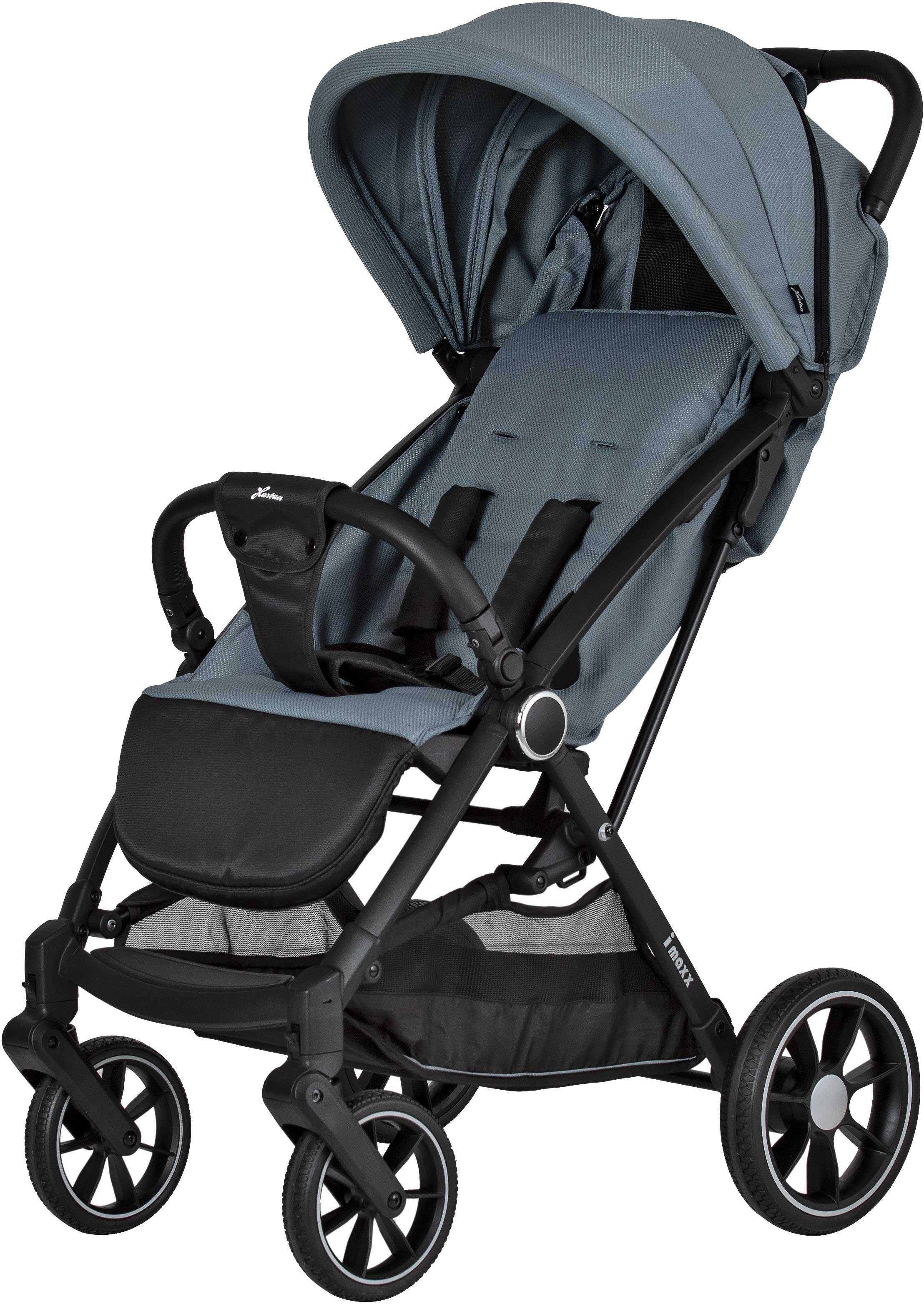 Hartan Kinder-Buggy i-maxx - Buggy 1, mit Regenschutz & Cupholder; Made in Germany Dove | schwarz