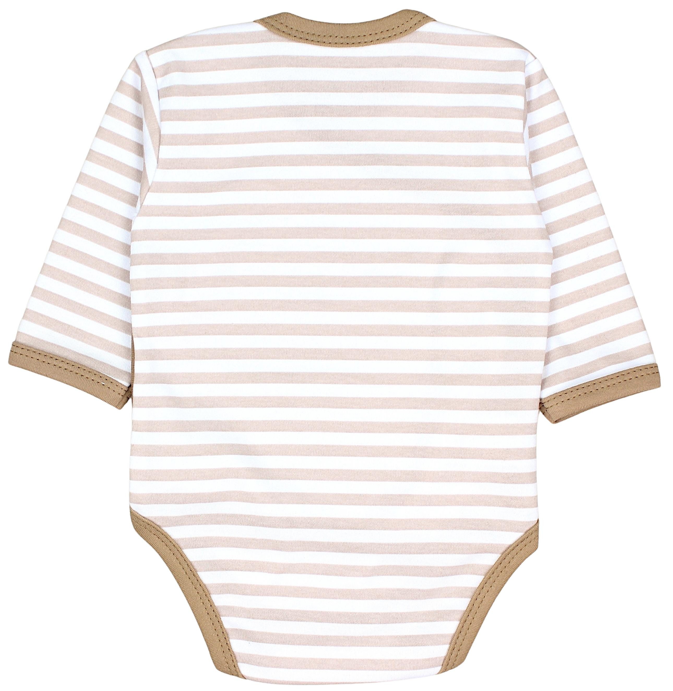 TupTam Langarmwickelbody TupTam Baby Langarm Wickelbody Mädchen Body Jungen im 5er Set