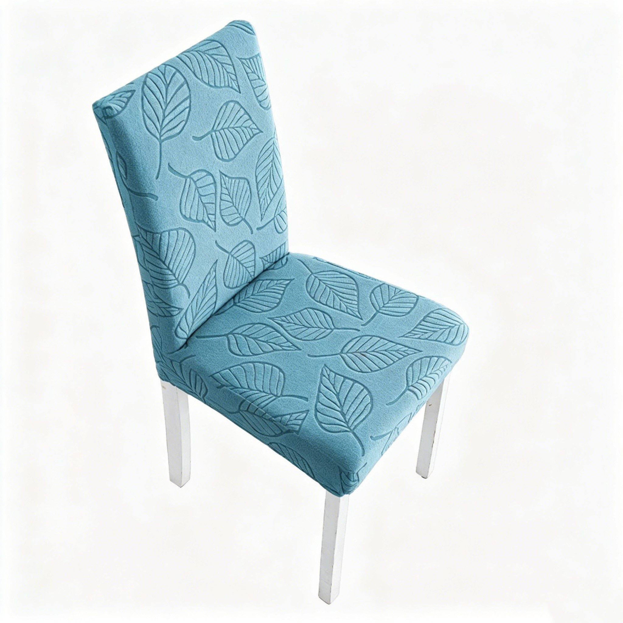Zyronn Stuhlhusse Stretch Stuhlbezug mit Gummiband Abnehmbar, waschbar, Blumenmuster,Einheitsgröße;geeignet für Restaurants, Hotels und Küchen