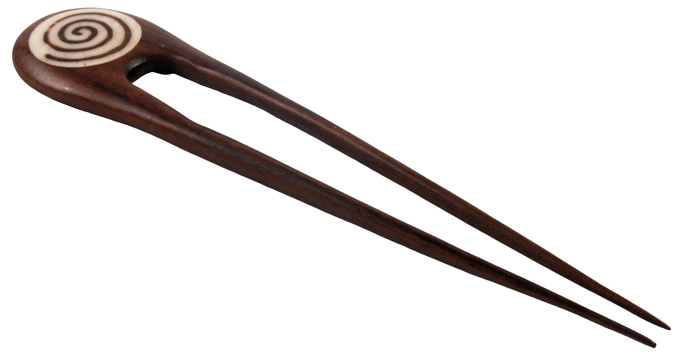 Guru-Shop Haarspange Ethno Holz Haarspange, Haarnadel - Modell 20