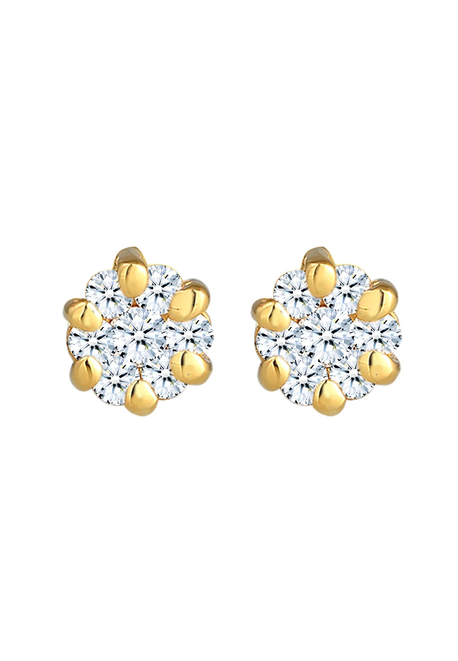 Elli DIAMONDS Paar Ohrstecker Ohrstecker Diamant Weiß Brillantschliff (0.02 günstig online kaufen