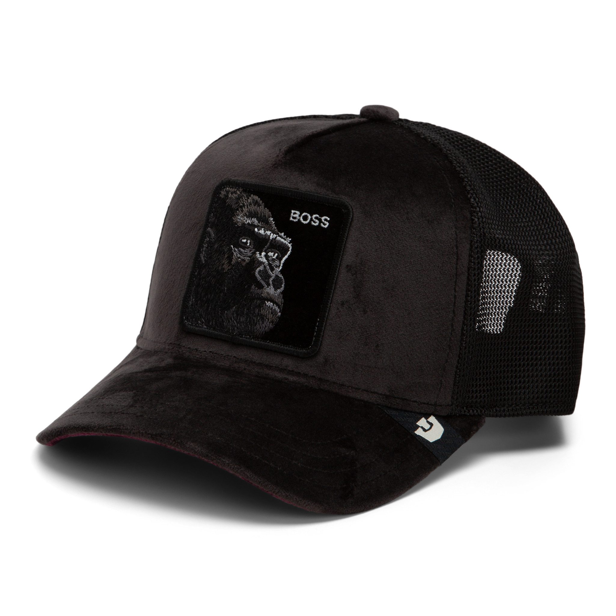 GOORIN Bros. Trucker Cap Goorin Bros. OG Trucker Cap Elevated Mesh Velour Boss Void (Basecap, Basecap, Meshcap, Trucker Kappe)
