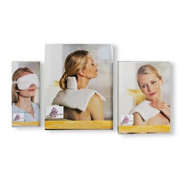 Dittmann Health Lavendelkissen Augenmaske, kleines Kissen, Nackenkissen, Set für Wärme oder Kälte, 3-tlg., für eine wohltuende Wärme- und Kälteanwendung