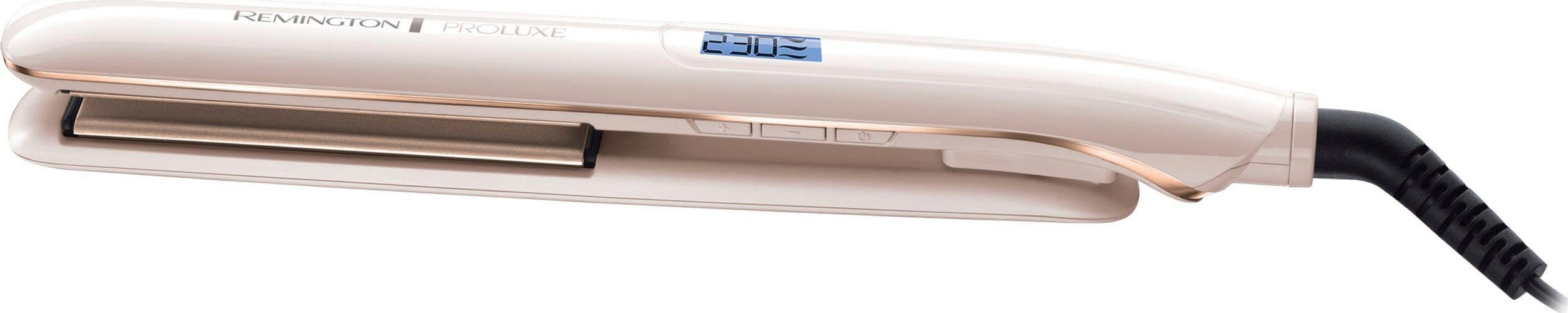 Remington Glätteisen PROluxe S9100, OPTIheat Technologie, Keramikbeschichtung