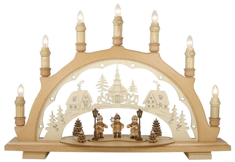 Osterhase Lenk und Sohn Schwibbogen Sternsänger natur