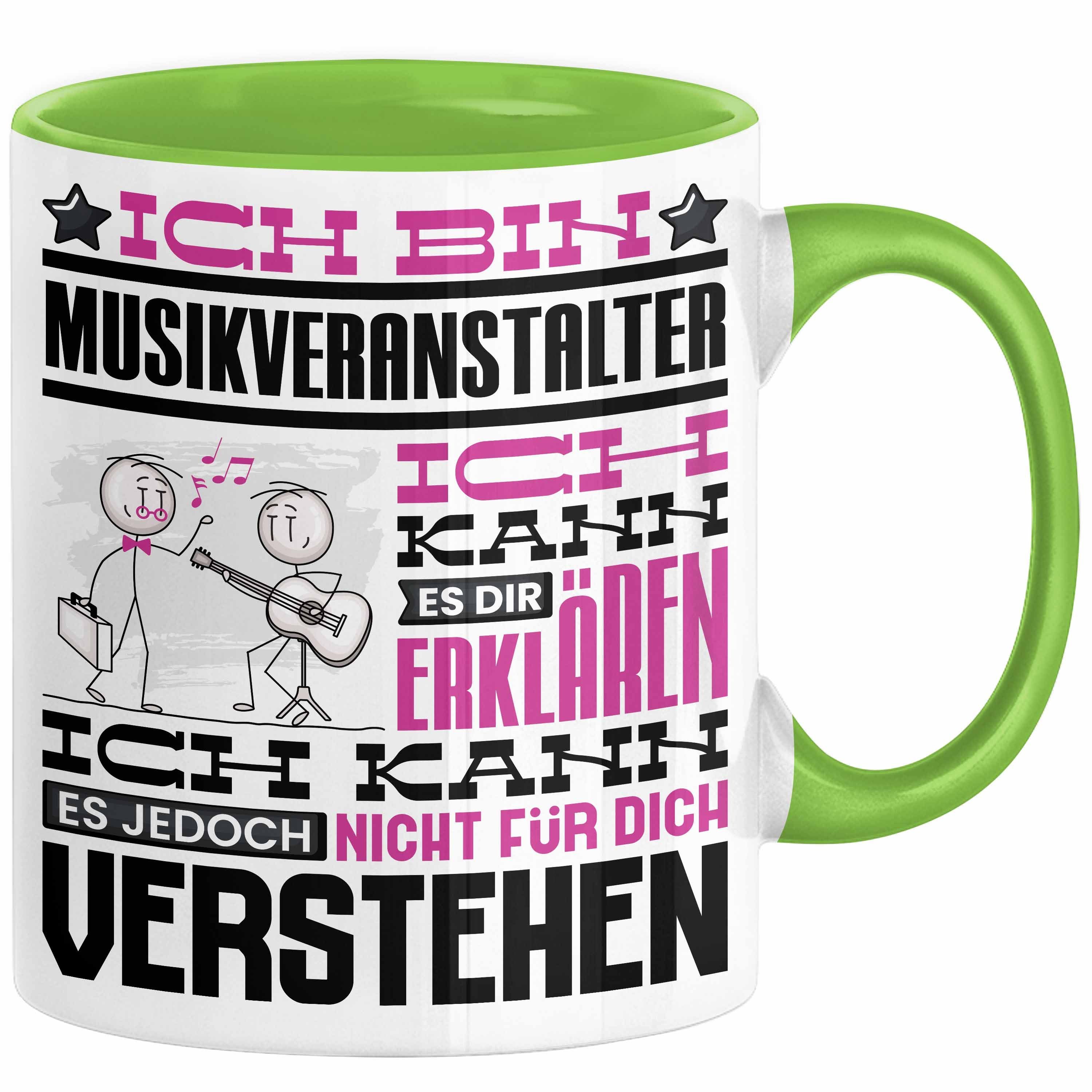 Tasse Musikveranstalter Geschenk Tasse Lustige Geschenkdiee für einen Musikv