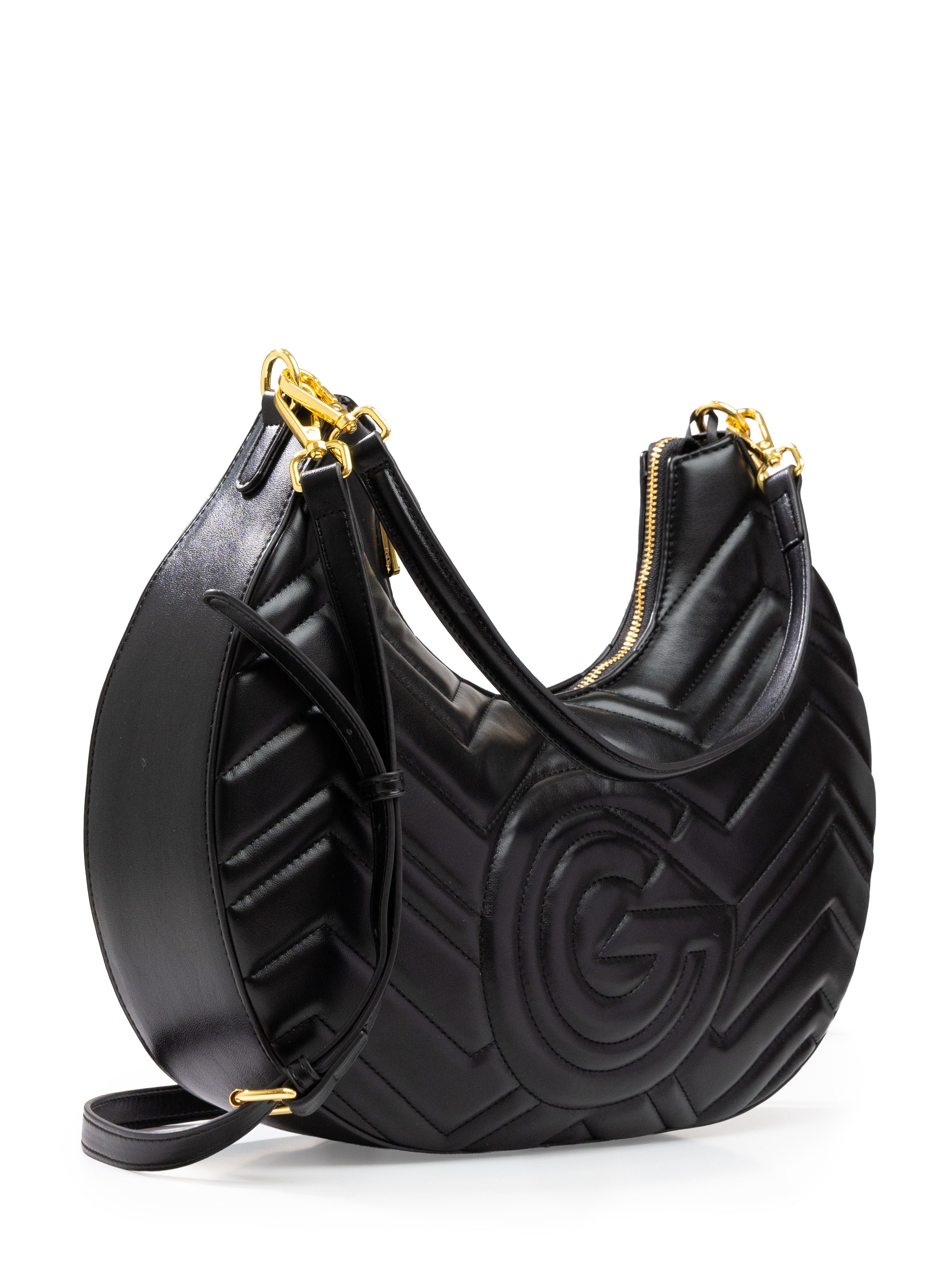 GABRIELLA G By Gabriella Gucci Hobo, Damen Henkeltasche, Schultertasche, Umhängetasche mit vielen Details – Bild 5 von 5