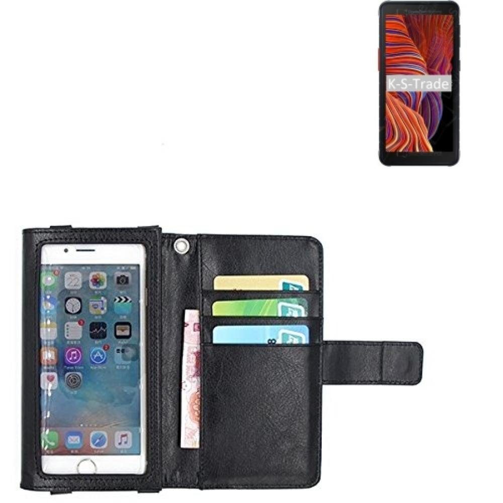 K-S-Trade Handyhülle für Samsung Galaxy XCover 5, Handy Hülle Schutz Hülle Case mit Displayschutz / Schutzfolie