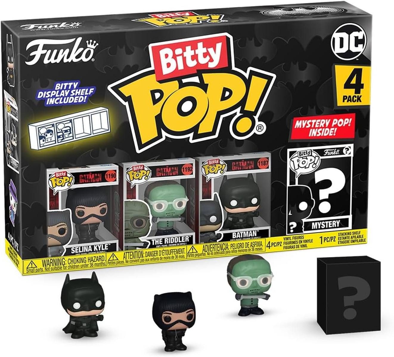 Funko Actionfigur Funko Bitty Pop! Batman 85th Catwoman 4PK Überraschungs Mini-Figur