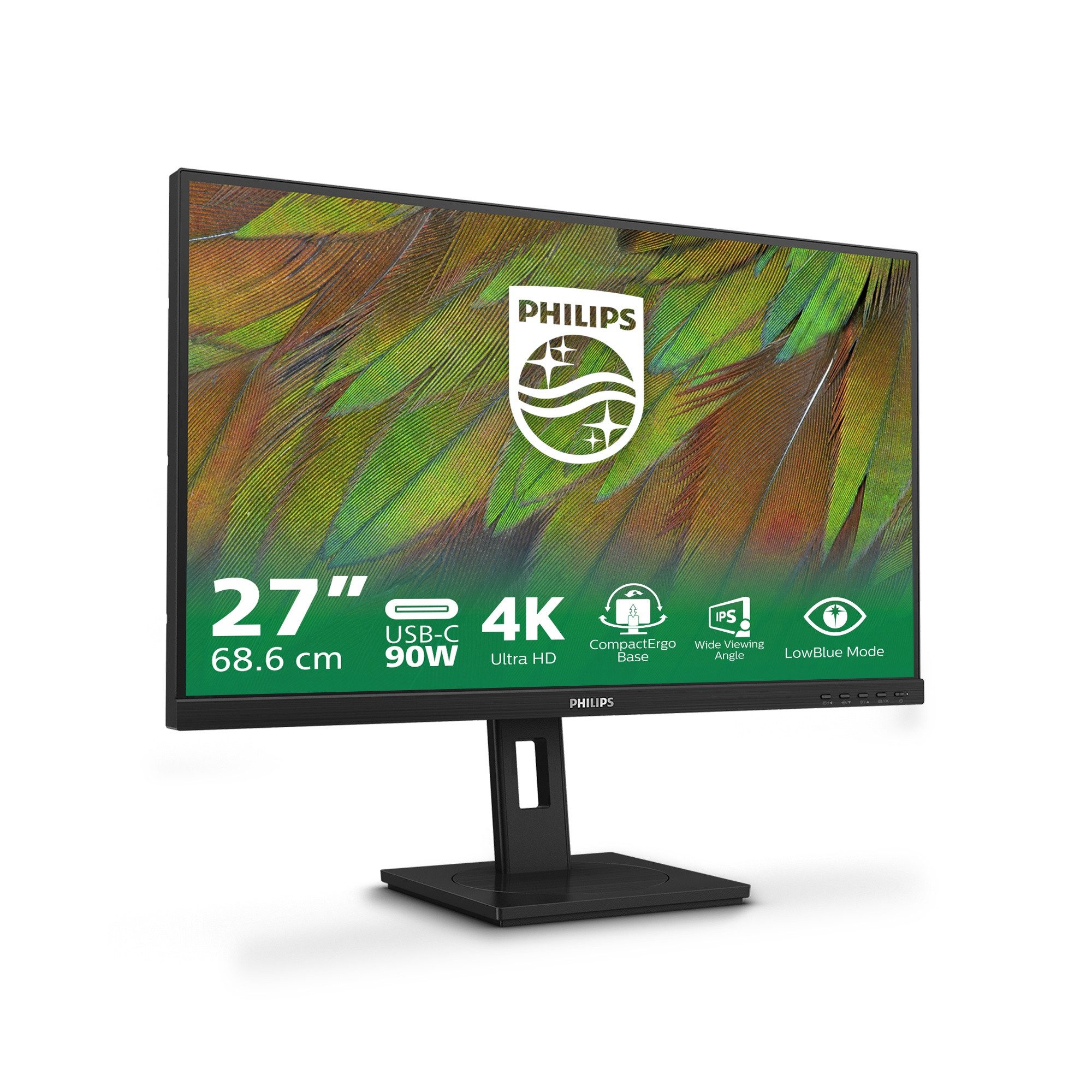 Philips 27B1U3900/00 TFT-Monitor (68,6 cm/27 ", 3840 x 2160 px, 4K Ultra HD, 4 ms Reaktionszeit, 60 Hz, LCD)