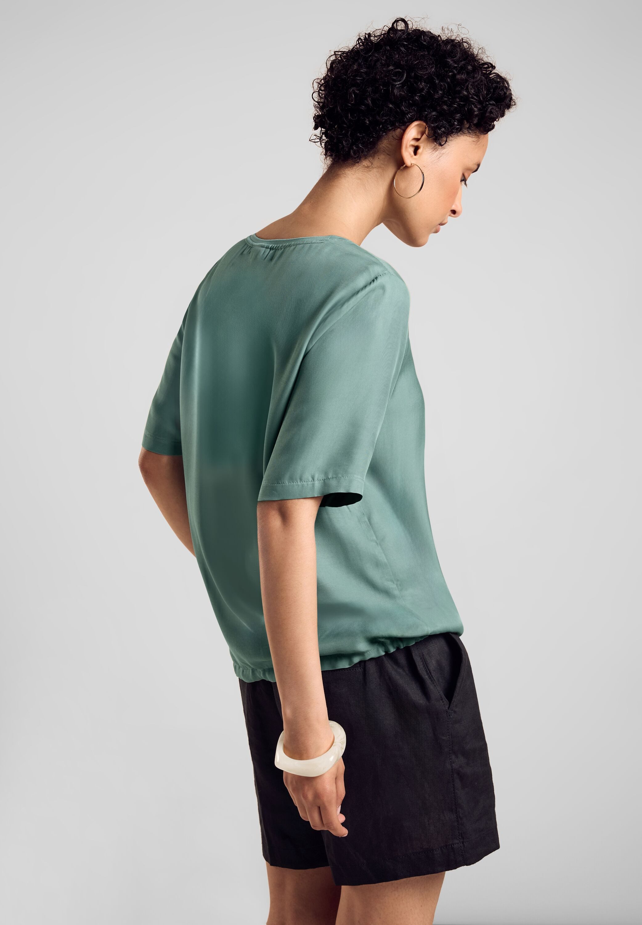STREET ONE Shirtbluse mit Tunnelzug günstig online kaufen