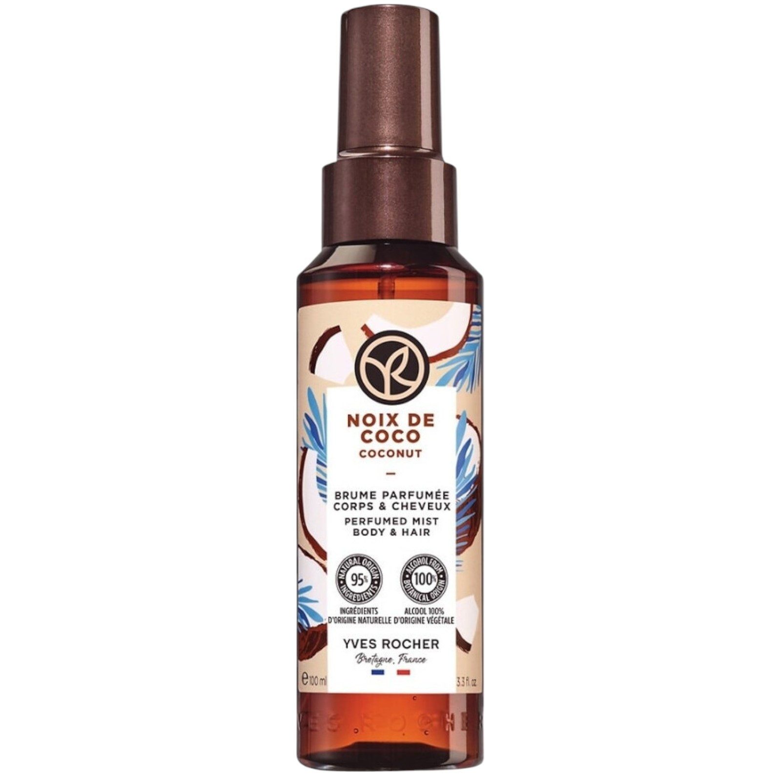 Yves Rocher Körperspray Yves Rocher Kokosnuss Duftspray Körper & Haare 100 ml