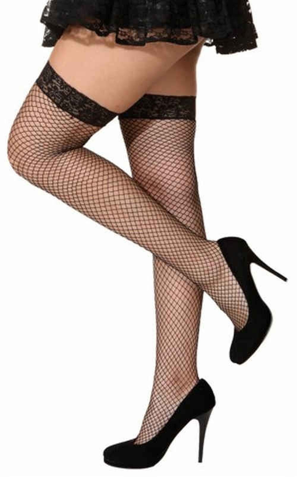 Fries Halterlose Strümpfe Halterlose Netz Überkniestrümpfe Overknees Karneval Fasching Cosplay Hohe Qualität