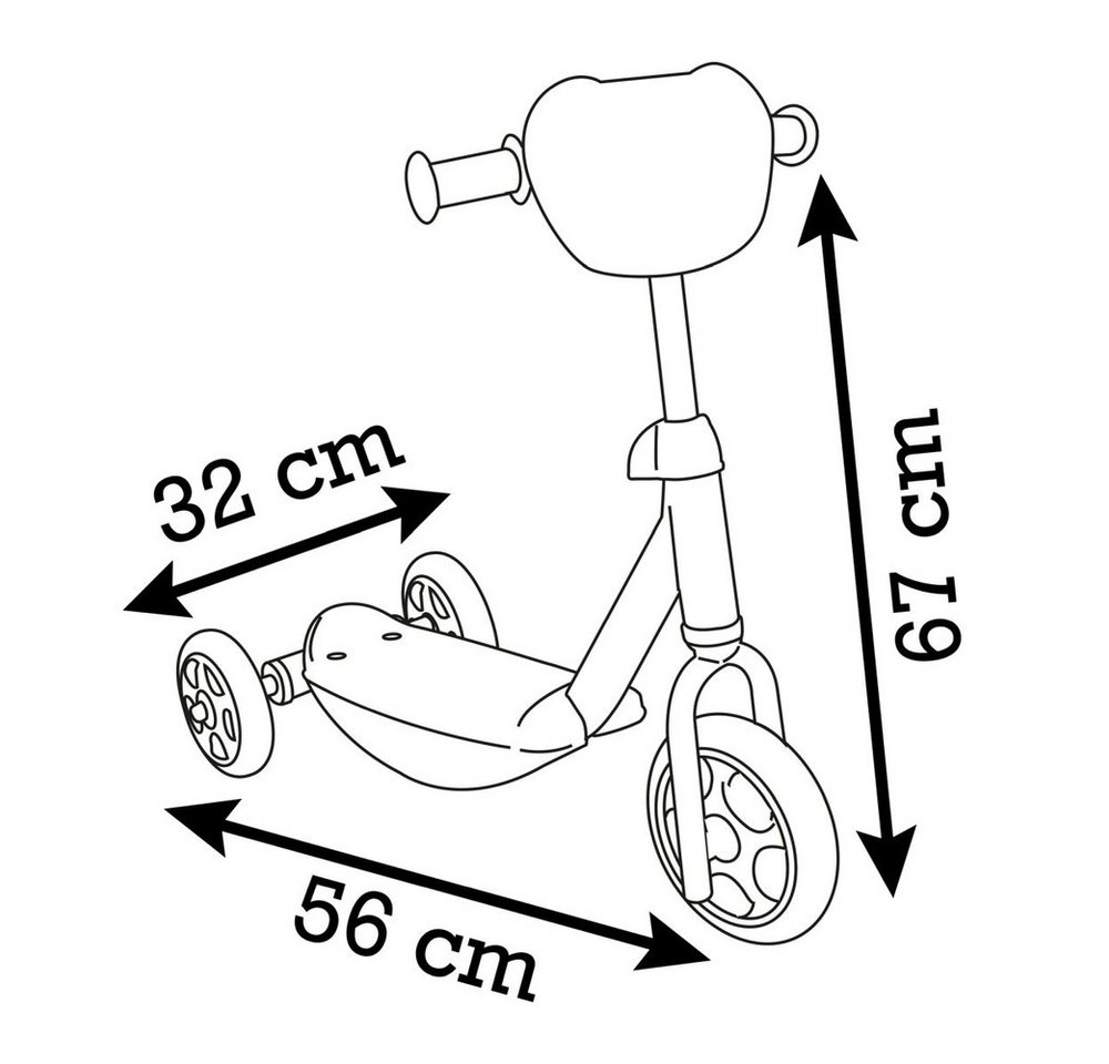 Thumbnail - Smoby Tretroller Scooter Paw Patrol 3-rädrig