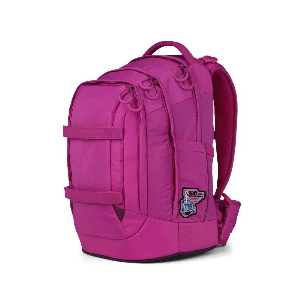 Satch Schulrucksack Pack (3tlg., inkl. Schlamperbox und Sportbeutel), aus innovativem recycletem material
