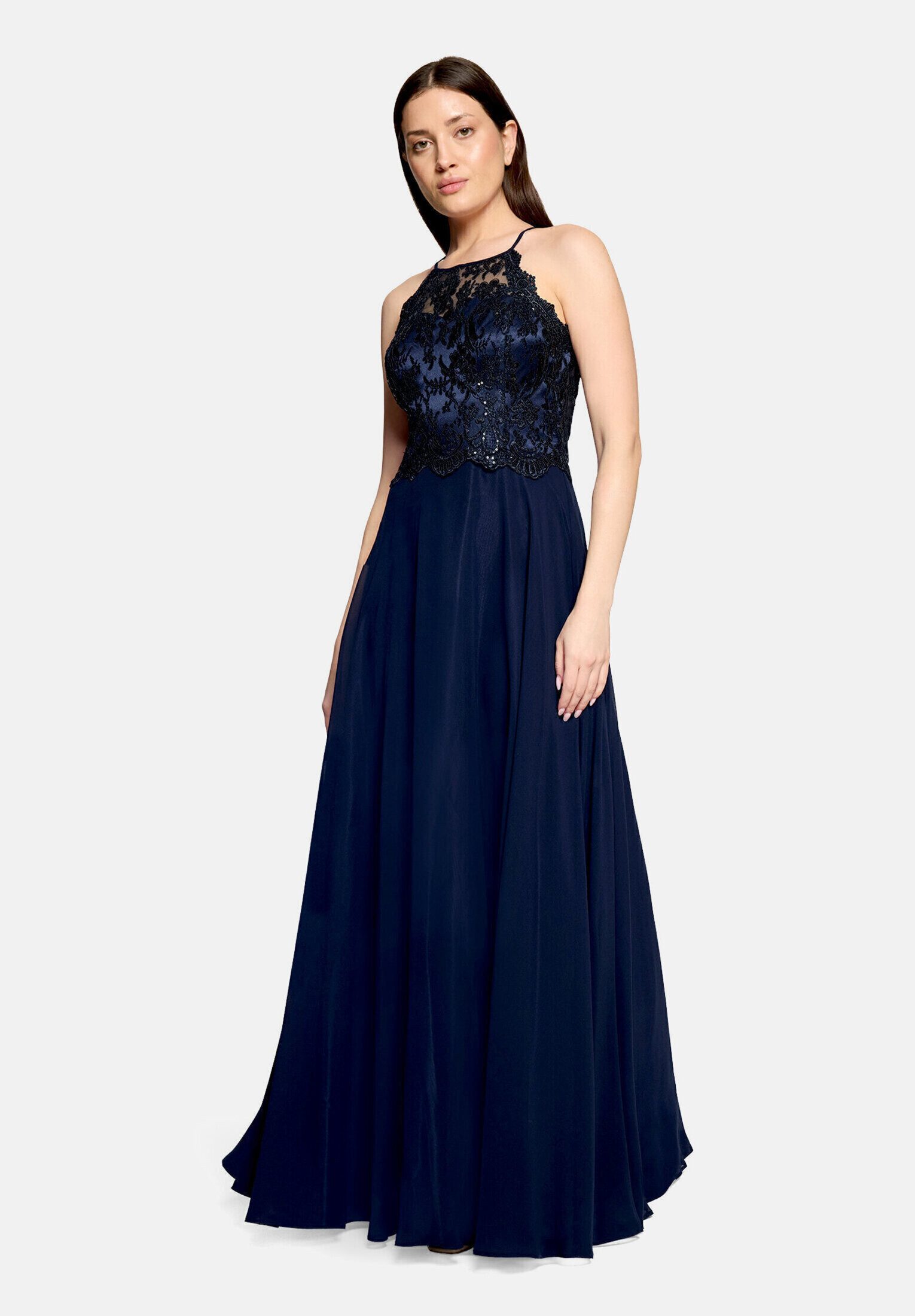 Vera Mont Abendkleid Damen rückenfrei Spitze